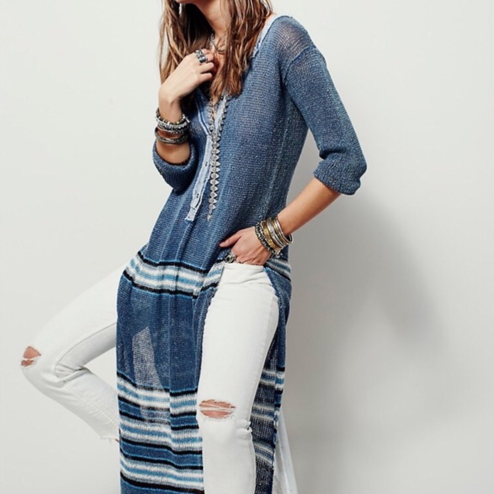 Free People, Wash Ashore, Sweater Henley, sz S